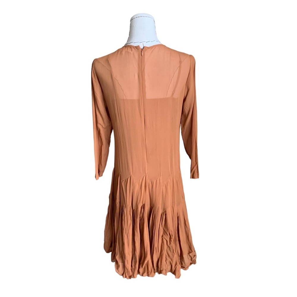 Madewell x Alexa Chung Carine Silk Dress sz 0 - Picture 6 of 12